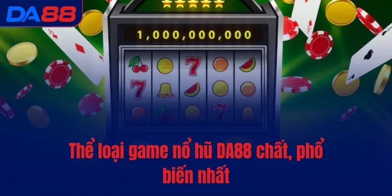Thể loại game nổ hũ DA88 chất, phổ biến nhất